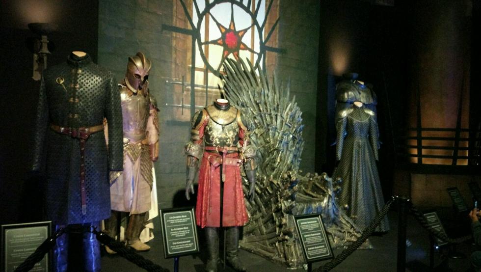trajes, escenarios, dragones, personajes, todo y mucho más a escala real en el museo de Juego de Tronos