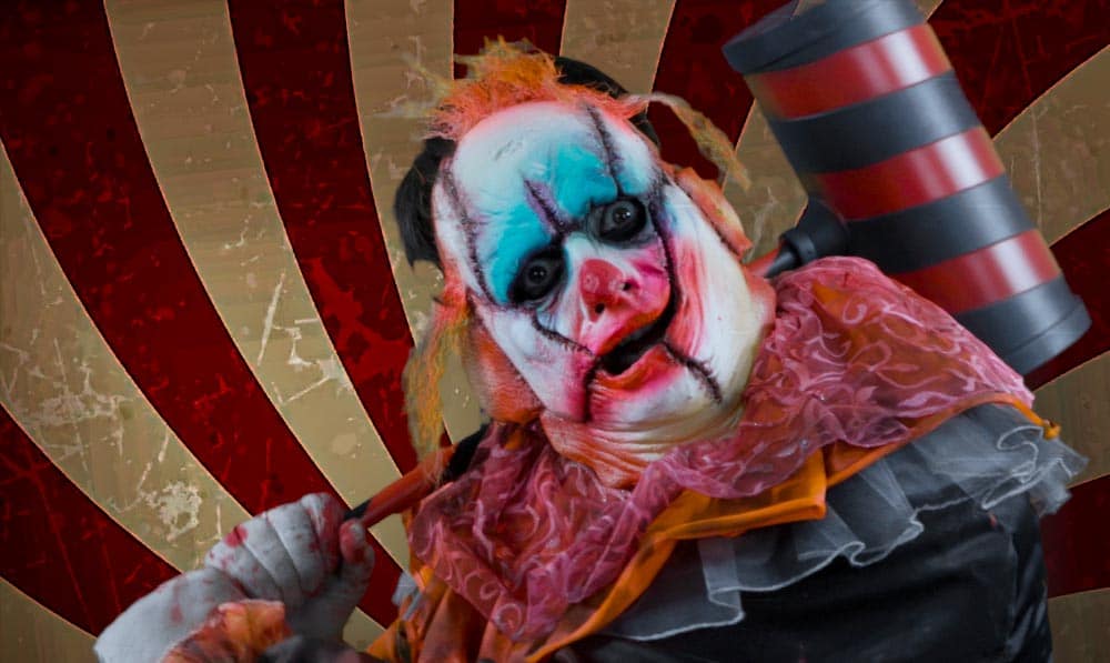 terror en Halloween en el parque del terror de Horrorland