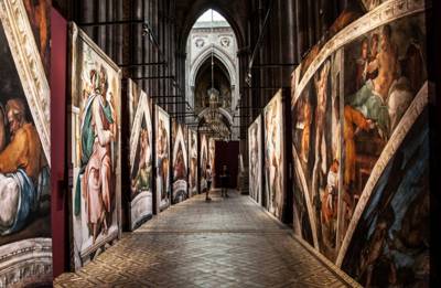 La Capilla Sixtina, una exposición dónde conocer y disfrutar de cada detalle de la Pintura original de Miguel Ángel